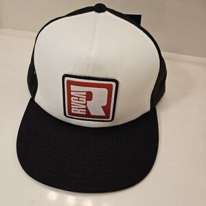 RVCA Mens Trucker Cap OS Black/White